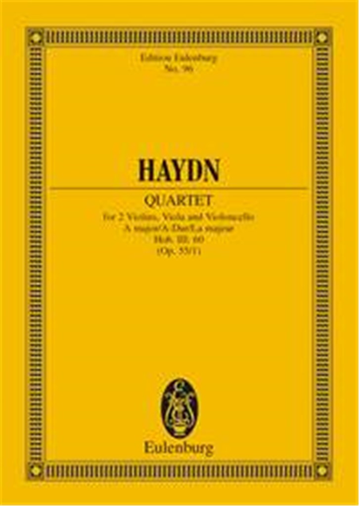 String Quartet A major op. 55/1 Hob. III: 60